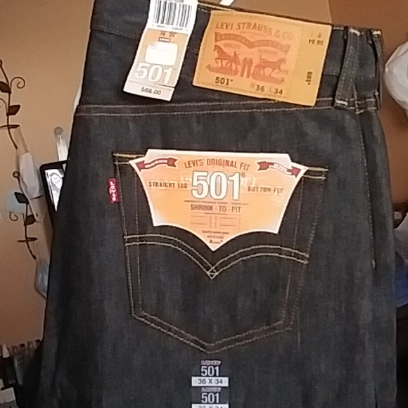 Levi's 501s Original fit Shrink-to-fit - Picture 2 of 7